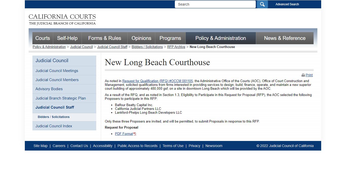 New Long Beach Courthouse - California